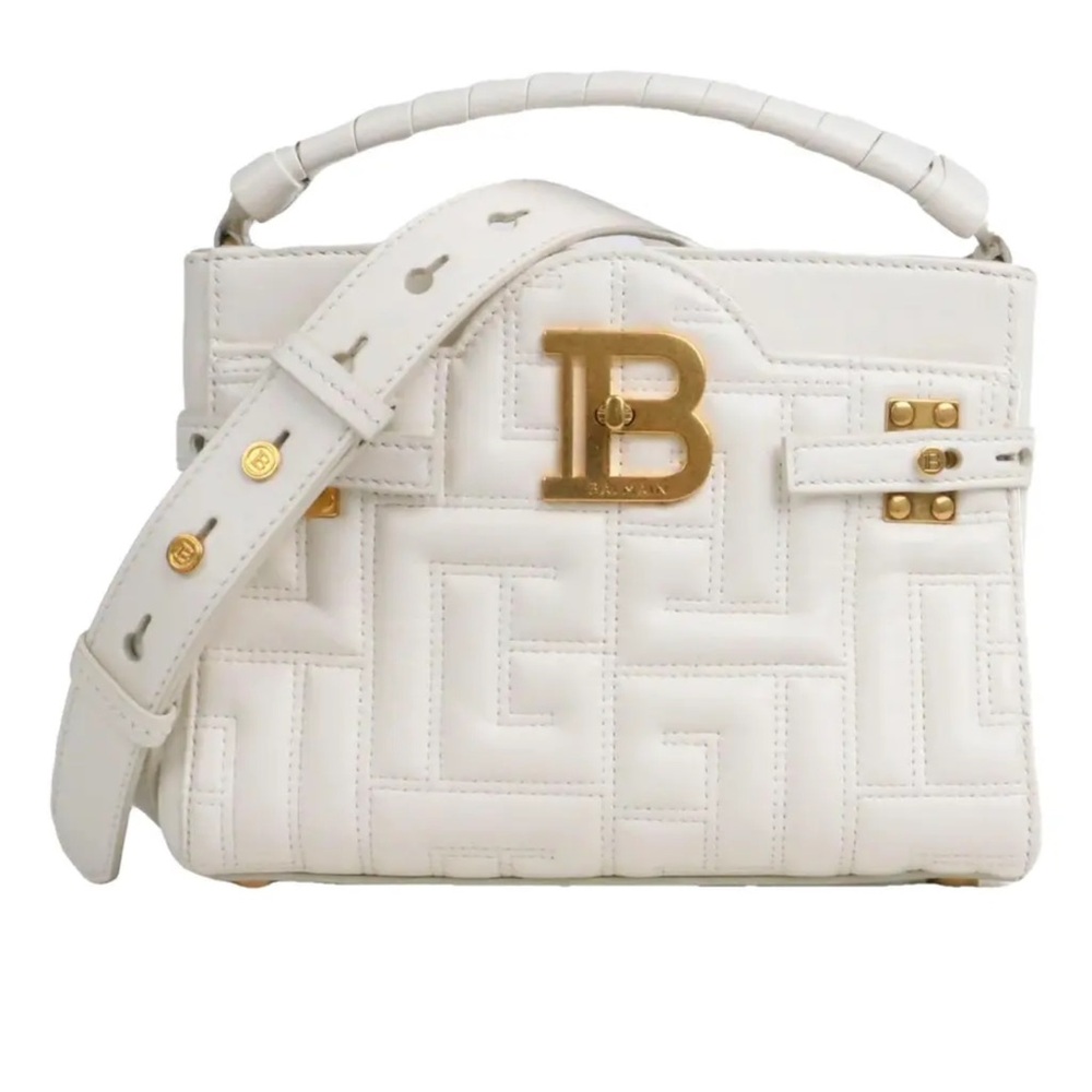 Model: B-Buzz Material: Balmain Monogram Embossed… - image 1